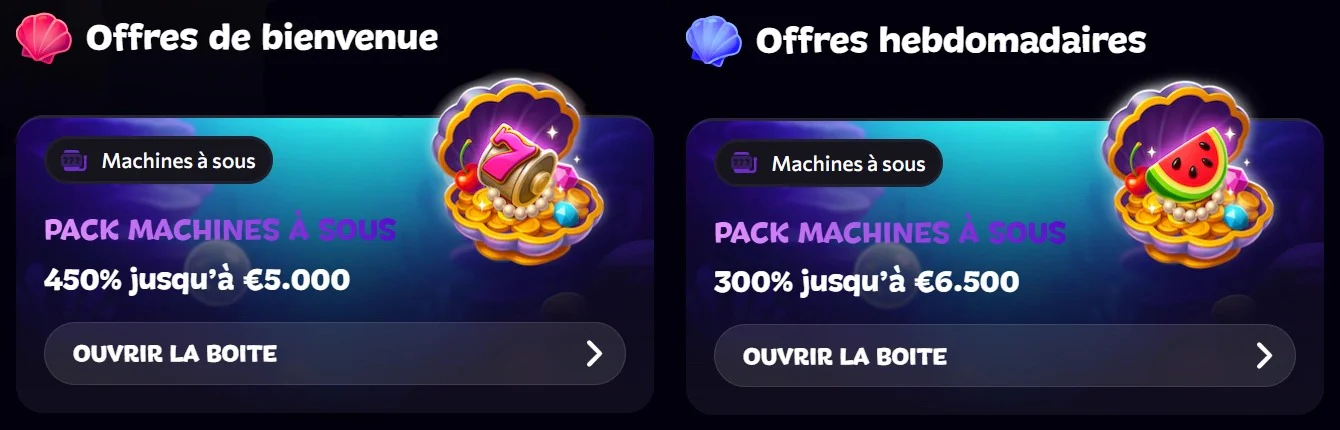 Bonus et promotions Aphrodite Casino
